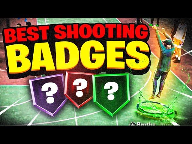 BEST SHOOTING BADGES For EVERY Position IN NBA 2K20 After Patch 12 (best shooting badges to green!)