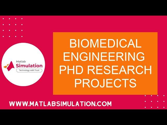 Biomedical Engineering PhD Research Projects | Biomedical Engineering Projects Help