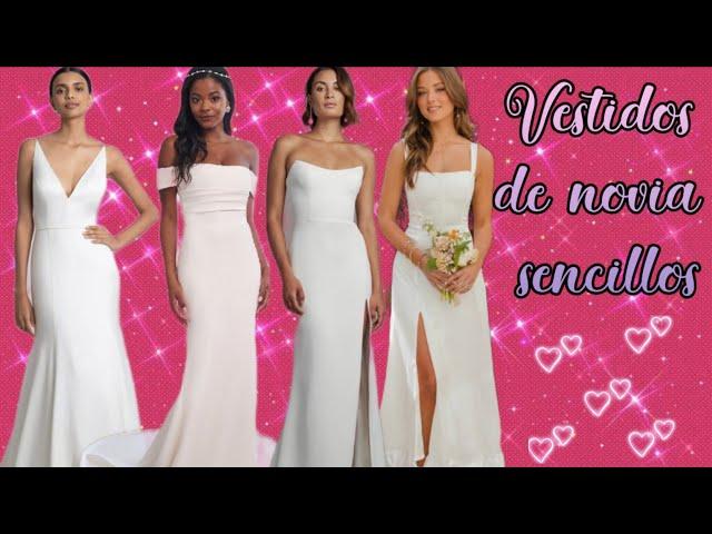 VESTIDOS DE NOVIA SENCILLOS Y BONITOS DE MODA 2023 / WEDDING DRESSES 