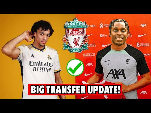 BIG TRANSFER UPDATE! Alexander Arnold to Real Madrid, Jeremie Frimpong to Liverpool! l LFC Transfer