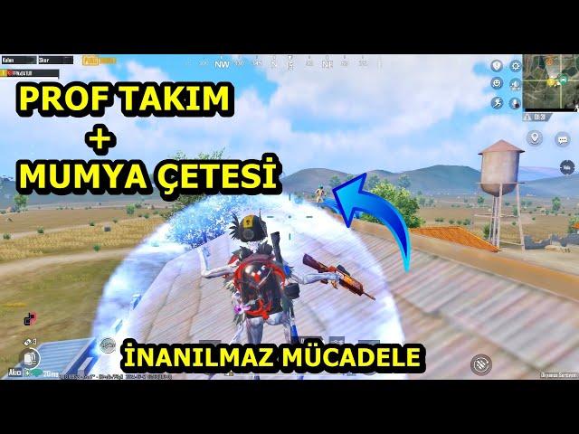 PROF TAKIM VE MUMYA ÇETESİNE DENK GELDİM ! İNANILMAZ MÜCADELE SOLO VS SQUAD PUBG MOBİLE