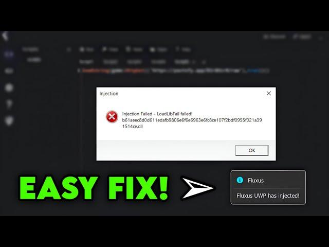 How to Fix Fluxus Injection Failed Error | Roblox Fluxus Injection Error Solution!