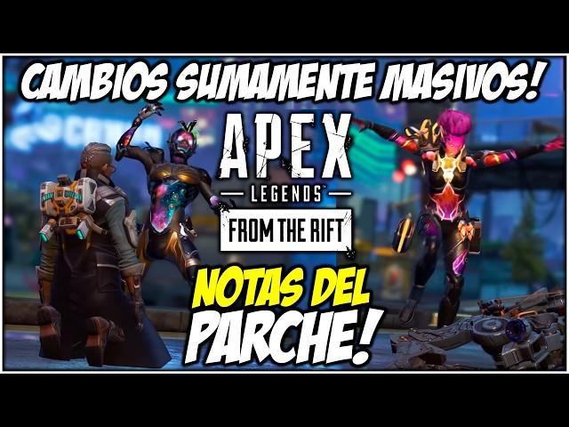 NOTAS DEL PARCHE: ¡Todos los cambios MASIVOS de la nueva actualización de Apex legends!