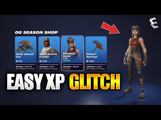 *NEW* INSANE Fortnite XP Glitch *1MILL IN 5 SECONDS!* HOW TO UNLOCK RENEGADE RAIDER INSANELY FAST!