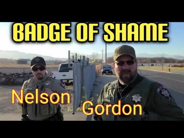 UTAH SHERIFFS ACTING STUPID & CHILDISH GET OWNED, pls support Utah Copwatch full video link in descr