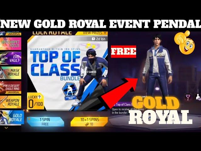 New Gold Royal Event Pendal | Top Of | Class  100% Token