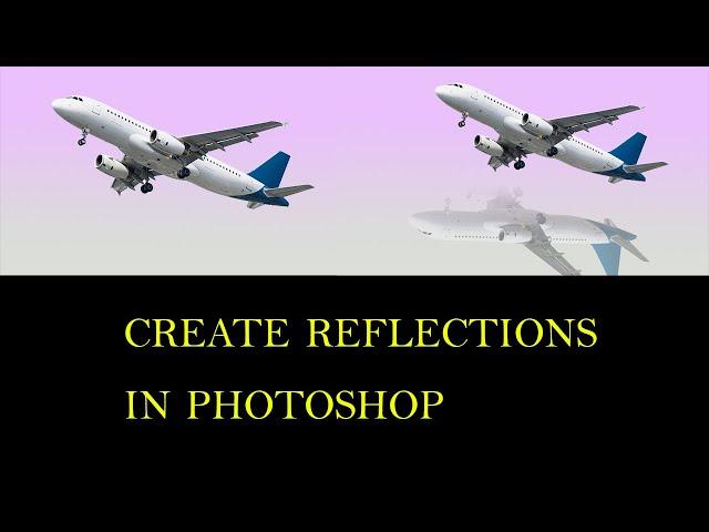 how to create reflections in photoshop #photoshoptutorialsintelugu #reflectionsinphotoshop #create