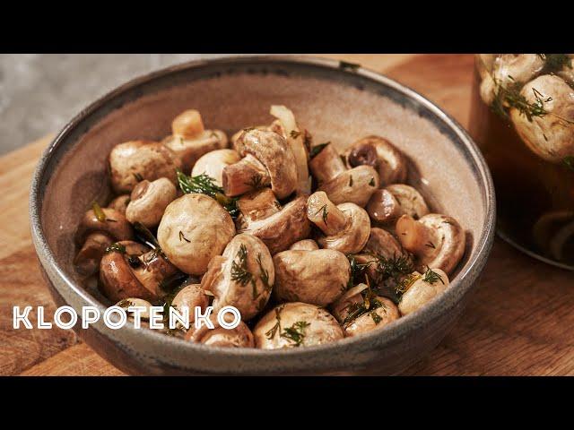 Pickled champignons | Ievgen Klopotenko