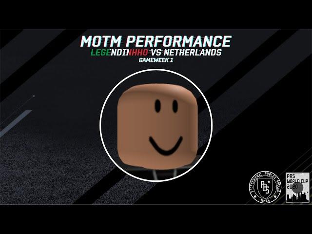 [PRS] legendinhho's MOTM Performance vs Netherlands | World Cup Groupstage GW1