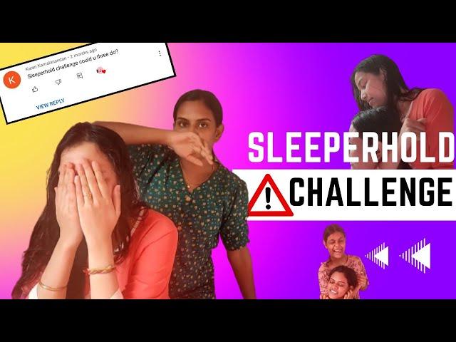 Warning  Crazy Sleeperhold Challenge Assam Trilogy | WWE Indian Girls Edition | #sleeperhold #wwe