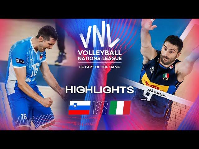  SLO vs.  ITA - Highlights | Week 3 | Men's VNL 2024