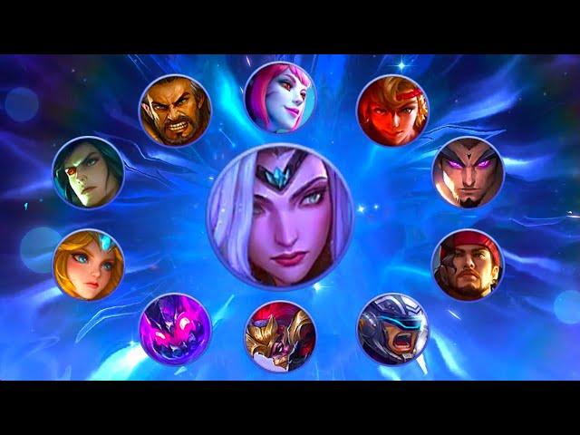 MLBB Valentina Ultimate 10 Heroes Full Skill Copy