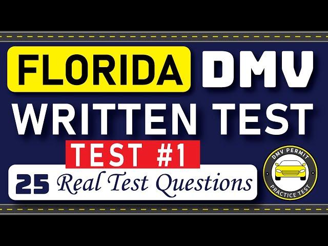 Florida DMV Written Test 2025 | DMV Practice Test | DMV Permit Test Questions and Answers