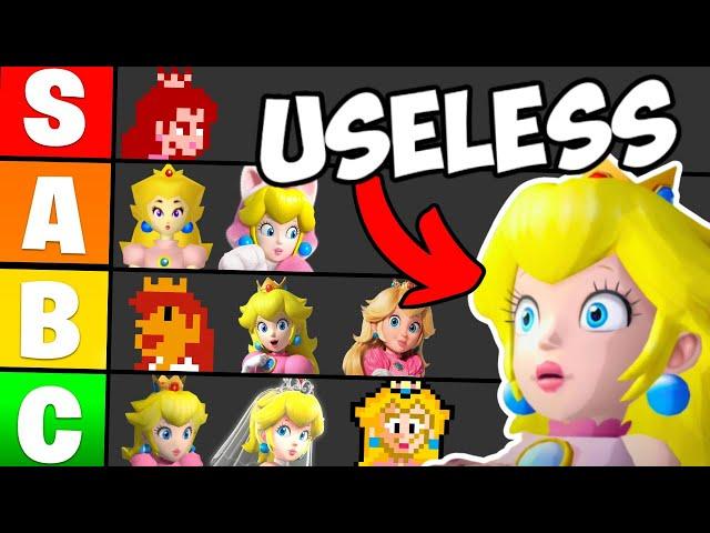 Ranking How USELESS Peach is in Every Mario Game