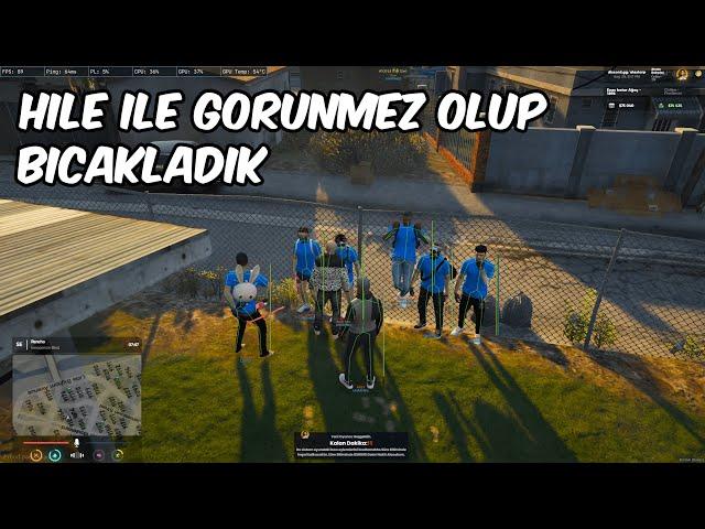 HİLE İLE GÖRÜNMEZ OLUP TROLLEDİK (Fivem Hile Troll)