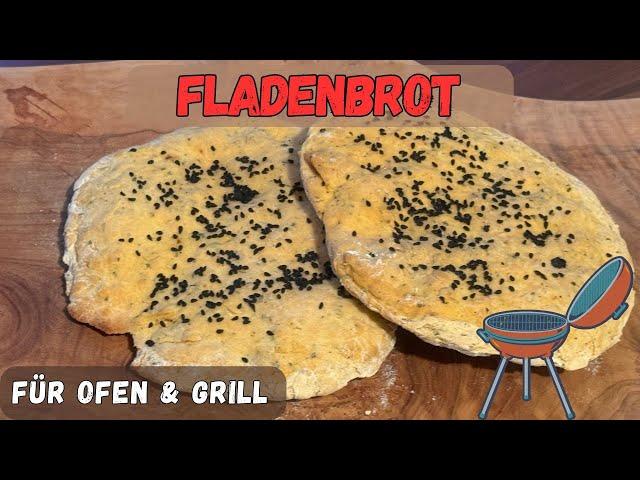 Fladenbrot für Ofen & Grill, optimal zum Belegen und einfach lecker!