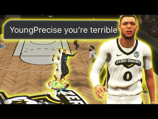 i played against my #1 hater in pro am on NBA 2K20. things got heated…