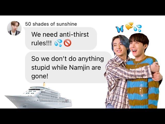 BTS TEXTS ► the one with the anti-thirst agenda