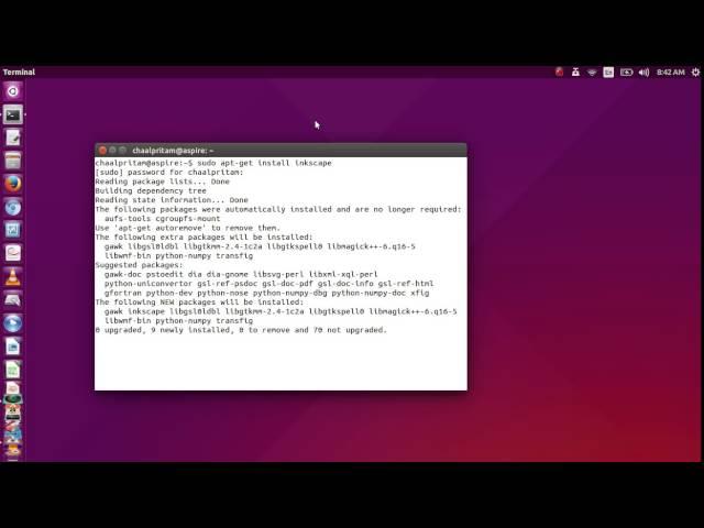 Ubuntu 15.04 - How to Install and Run Inkscape