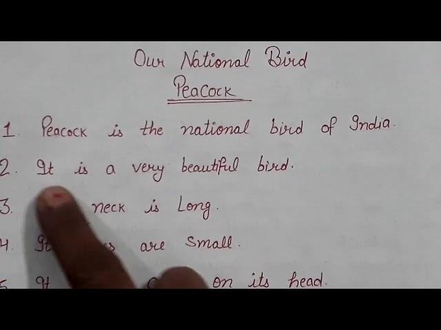 peacock// our national Bird peacock  // 10 lines on peacock// 10 lines on our national Bird peacock