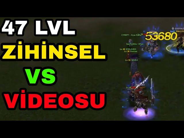 47 LEVEL ZİHİNSEL VS VİDEOSU | Marmara | CYREPT | Metin2