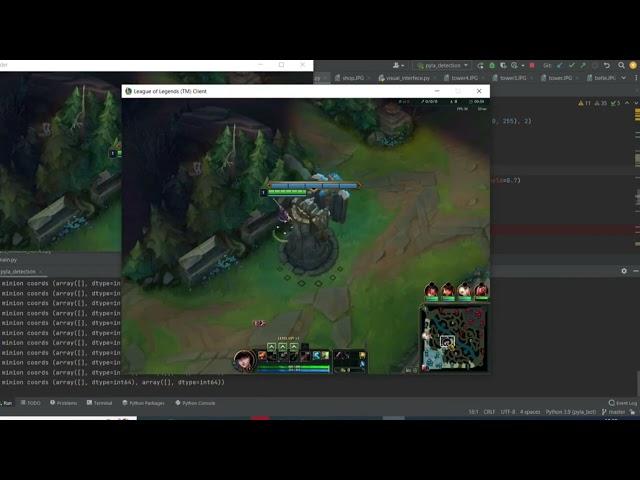 League of legends bot - python opencv pytesseract