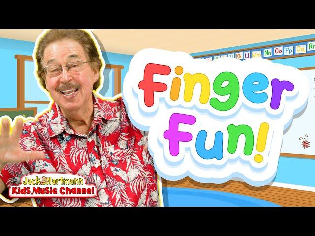 Finger Fun! | Hand and Finger Dexterity Exercises for Kids! | Jack Hartmann