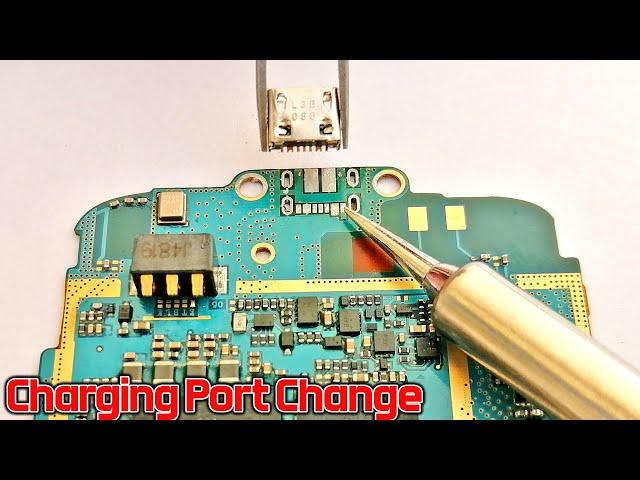 How to change any android mobile phone Micro USB Charging port jack easily