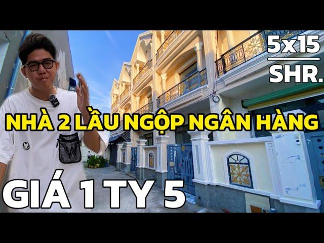 Bán nhà 2 lầu chủ ngộp ngân hàng giá 1ty5 sổ hồng riêng căn cuối | Ban nha gia re binh chanh