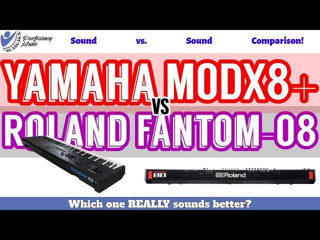 Yamaha MODX8+ vs Roland Fantom-08: Sound vs Sound Comparison! Which one SOUNDS better?