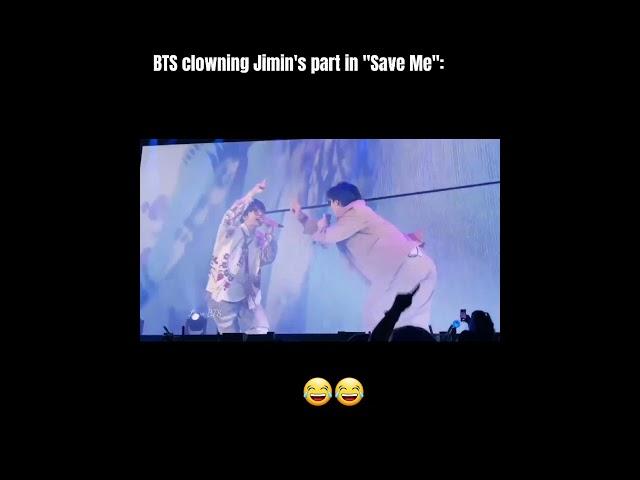 BTS clowning Jimin|| PTD concert moment #bts #shorts #jimin