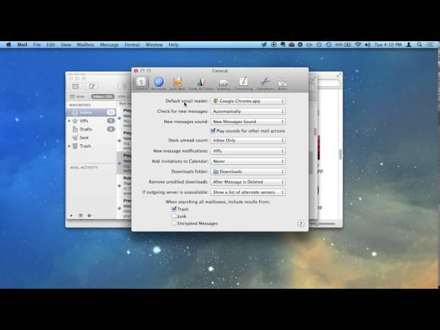 How to Change the Default Mail App Client in Mac OS X