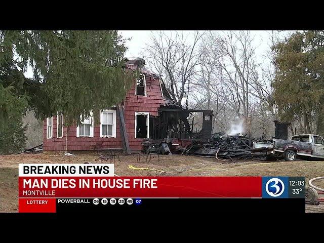 VIDEO: One dead in Montville house fire