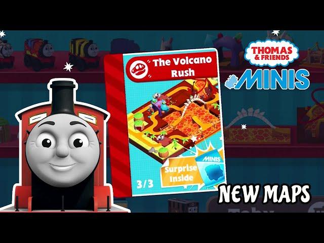 NEW MAPS The VOLCANO RUSH with James! - ⭐Thomas & Friends Minis⭐