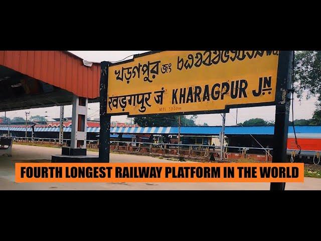 Steel Express arriving Kharagpur Railway Station | Fourth Longest Platform | TATANAGAR | Kharagpur