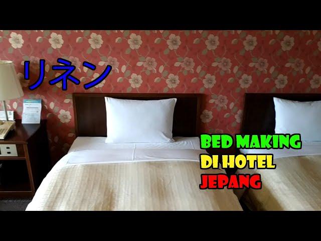 Internship in a Japanese Hotel - Bed Making 200 Speed