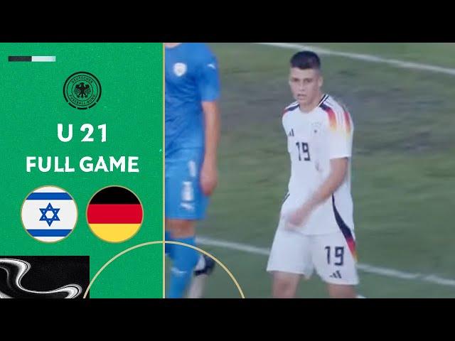 Israel vs. Germany | Full Game | Under-21 - EURO Qualifiers