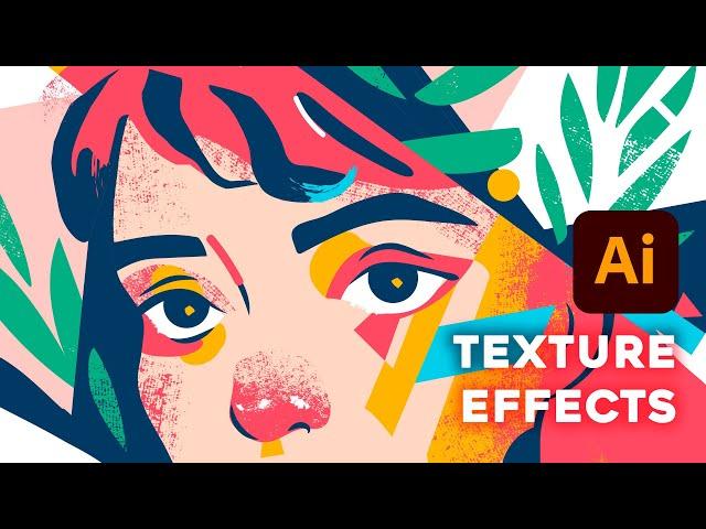 7 Creative Ways to Add Texture in Adobe Illustrator #yesimadesigner