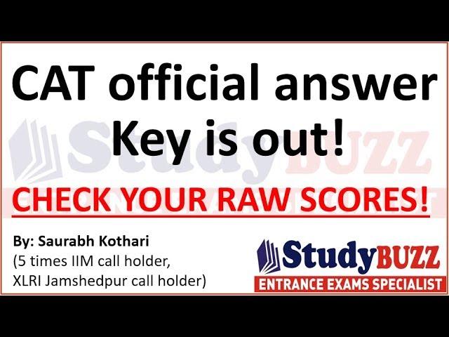CAT 2019 response sheet is out | Check your raw scores, correct answers & expected percentile