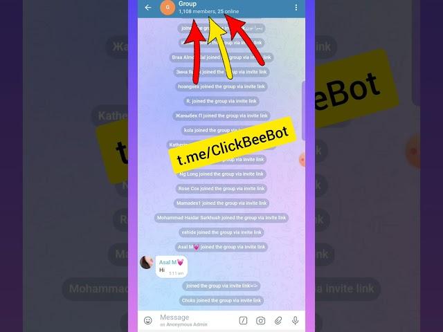 Members Adder Bot - @ClickBeeBot #telegram #members #bot