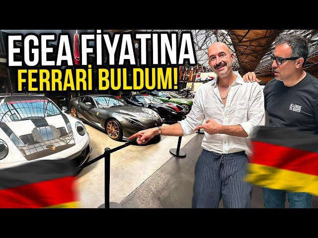 ALMANYA’DA EGEA FİYATINA FERRARİ! Araba Pazarındaki Süper Arabalar w/@benzin-tv