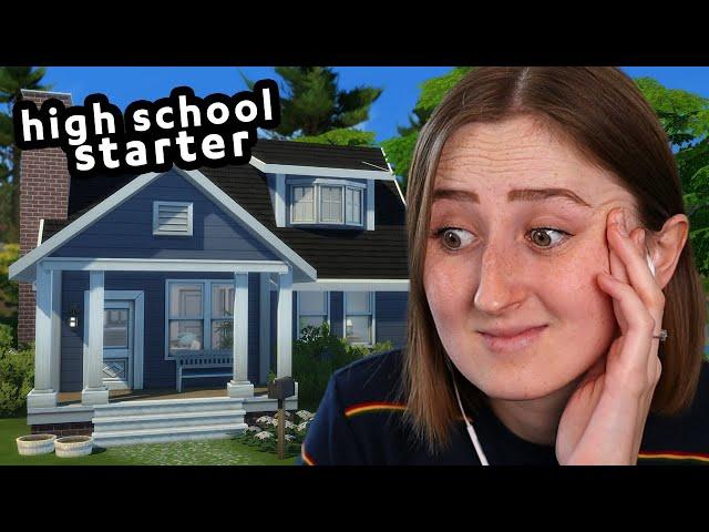 I built a starter home with The Sims 4: High School Years