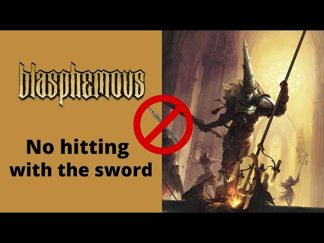 Can you beat Blasphemous without attacking any enemy witht he sword (NG)? (Exept tutorial boss)