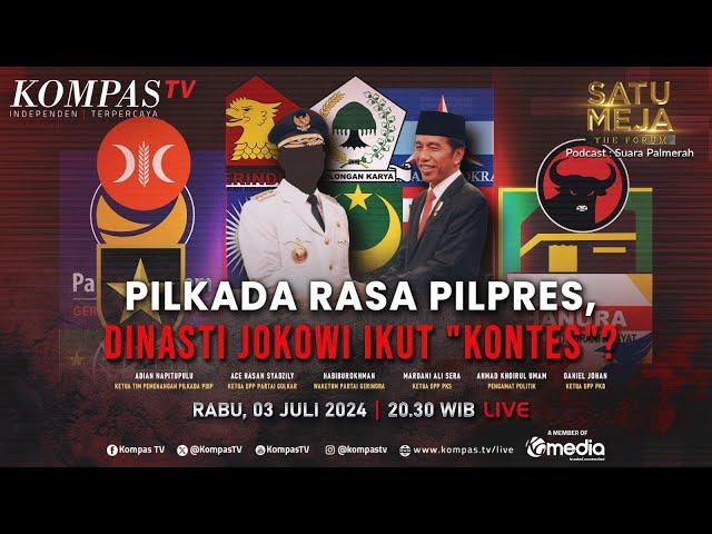 LIVE - Pilkada Rasa Pilpres, Jokowi Ikut "Kontes"? | SATU MEJA