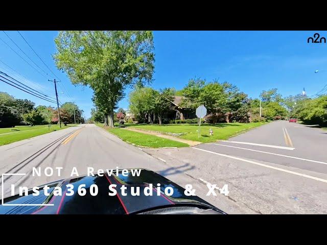 Insta360 Studio & X4 360 Camera | NOT A Review