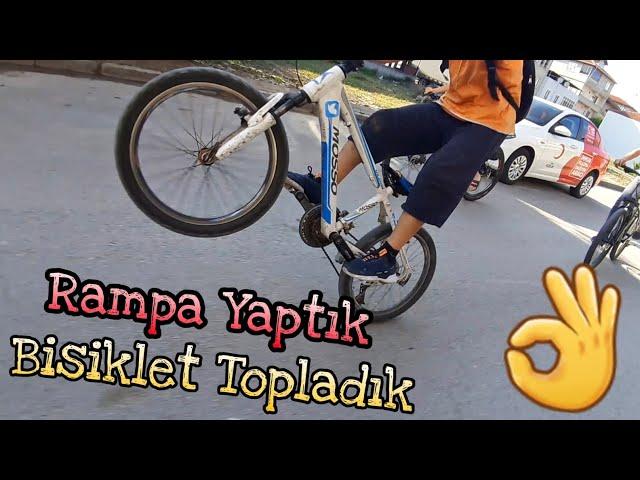 Çakma Dirt Jump ( Hareket Bisikleti ) Toplamak - Rampa Yaptık (Kırıldı) - Tek Teker - Bisiklet Vlog