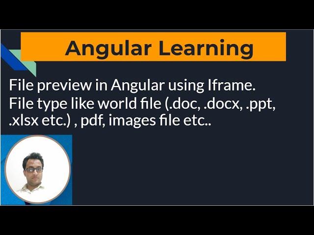 File preview in Angular | Open document URL like .doc, docx, .xlsx, .ppt, .pdf and images in Angular