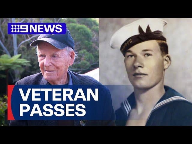 Australian World War II veteran dies aged 100 | 9 News Australia