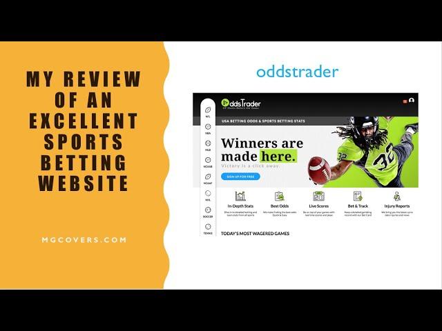 My review of an excellent sports betting website, ODDSTRADER #sportsbetting