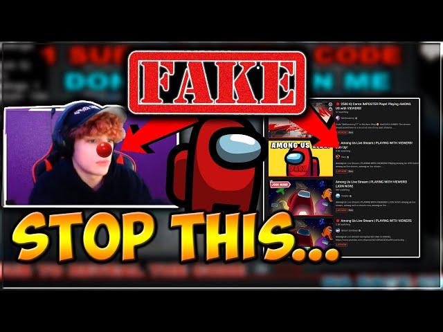 These FAKE Among Us Streams Need to Stop... (MellowArmy, Vorphy, MOGHAL, Prxynel, Whiz, Darx)